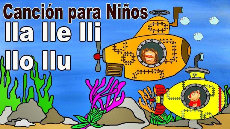 Canción lla lle lli llo llu - El Mono Sílabo - Videos Infantiles - Educación para Niños #