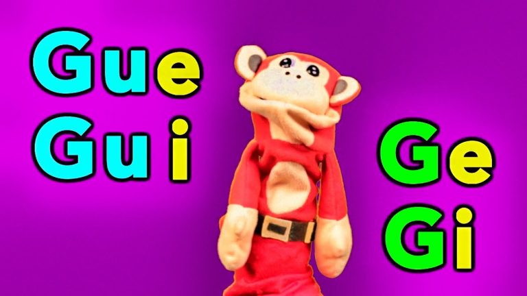 Sílabas ge gi gue gui - El Mono Sílabo - Videos Infantiles - Educación para Niños #
