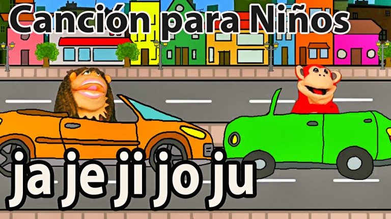 Canción ja je ji jo ju - El Mono Sílabo - Videos Infantiles - Educación para Niños #