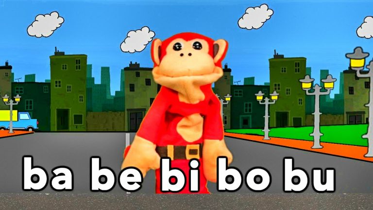 Sílabas ba be bi bo bu - El Mono Sílabo - Videos Infantiles - Educación para Niños #