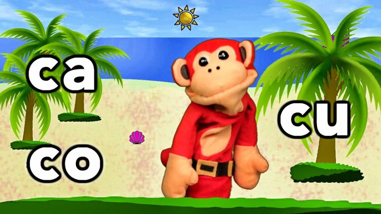 Sílabas ca co cu - El Mono Sílabo - Videos Infantiles - Educación para Niños #